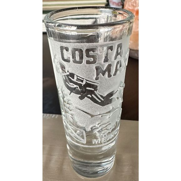 Shot Glasses 4” Jose Cuervo ,Costa Maya ,Mazatlan /Tequila - Picture 4 of 4